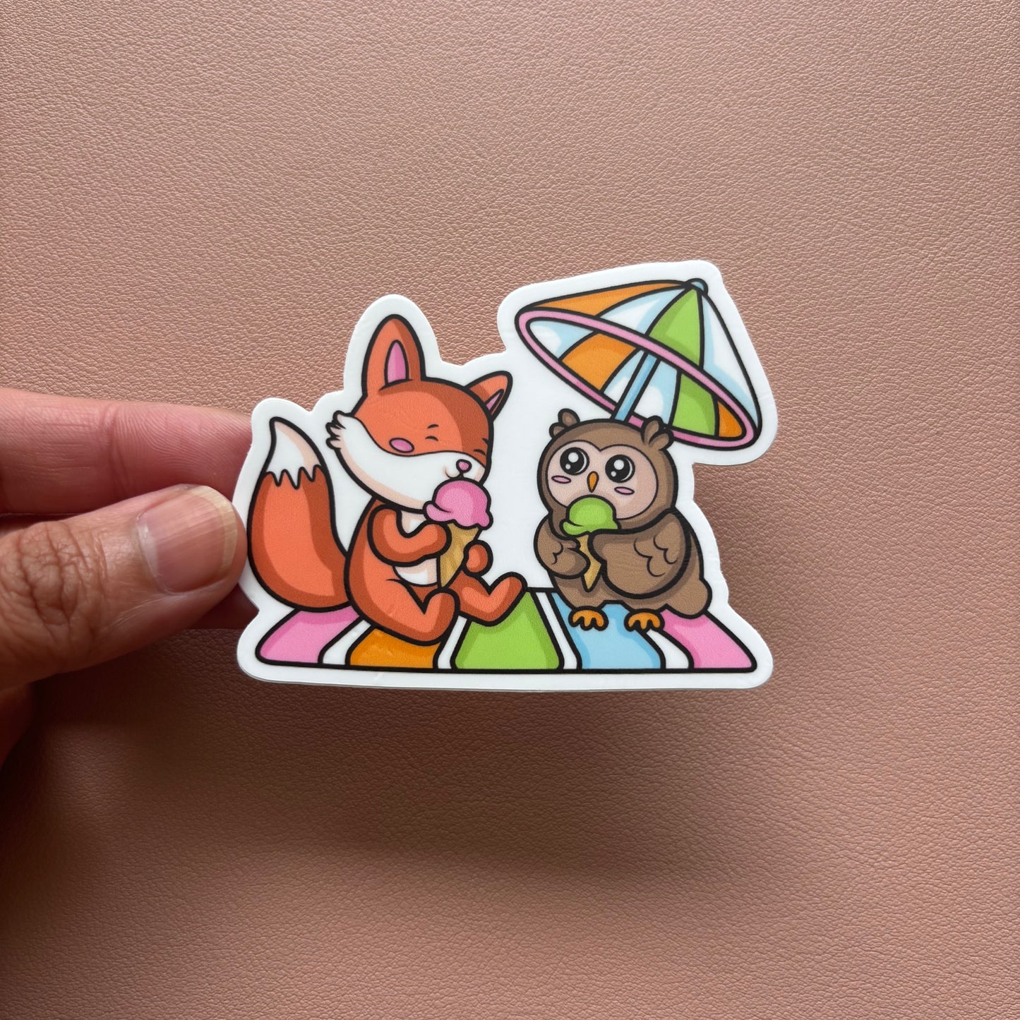Sundaes & Sunrays Sticker