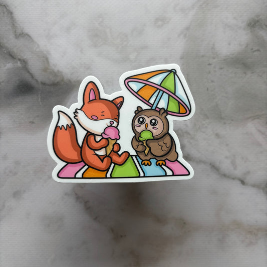Sundaes & Sunrays Sticker