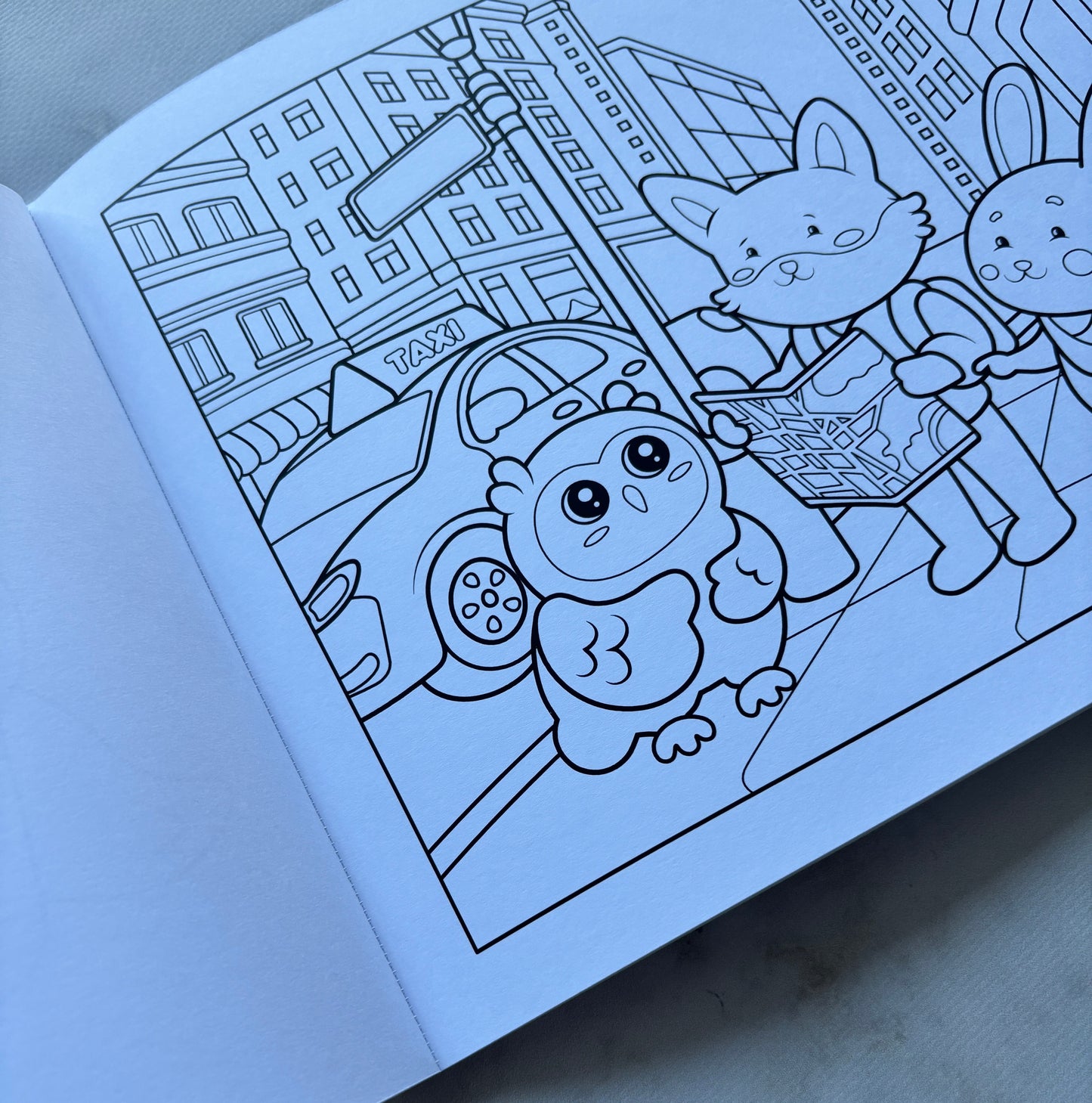 Ash & Echo: The Big Apple Coloring Book