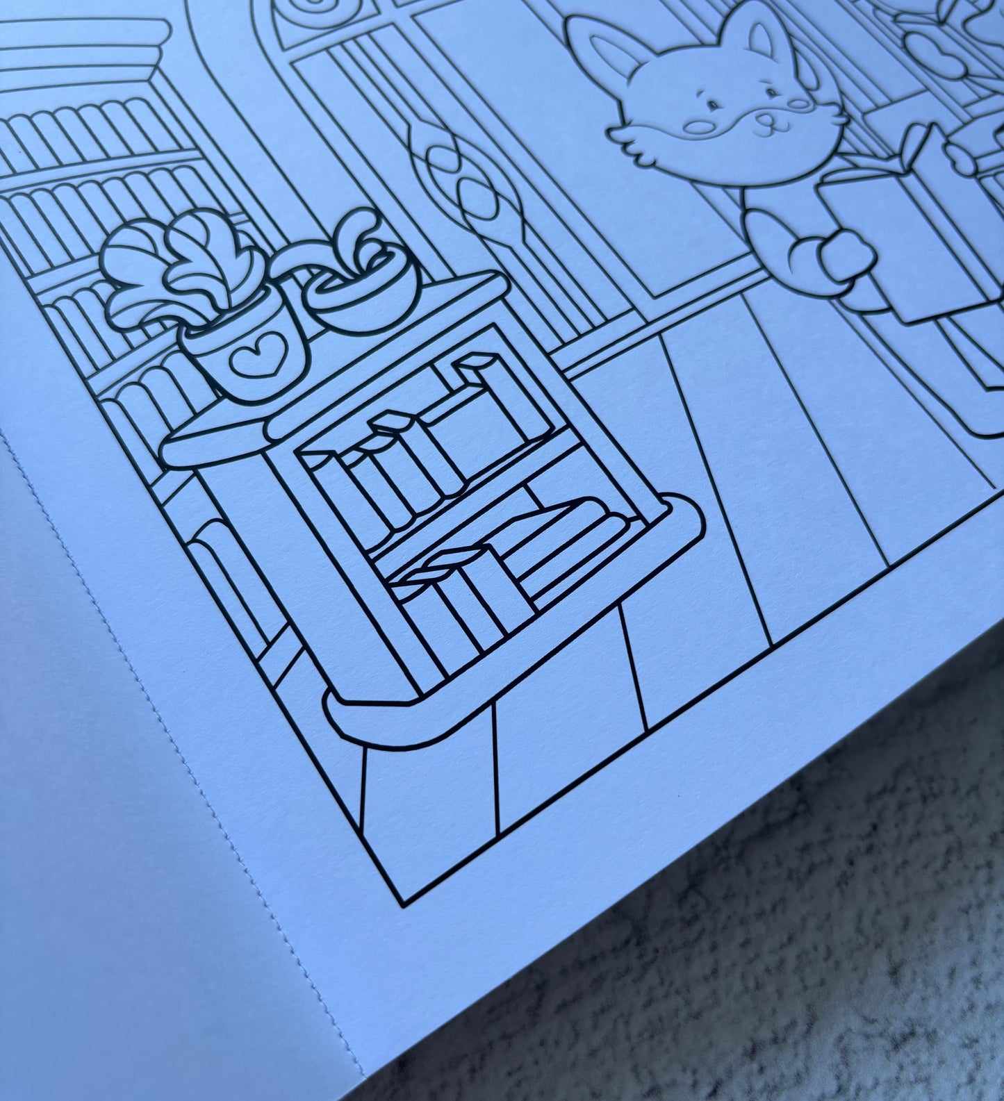 Ash & Echo: The Big Apple Coloring Book