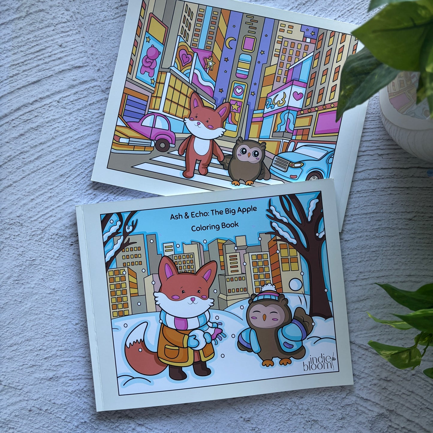 Ash & Echo: The Big Apple Coloring Book