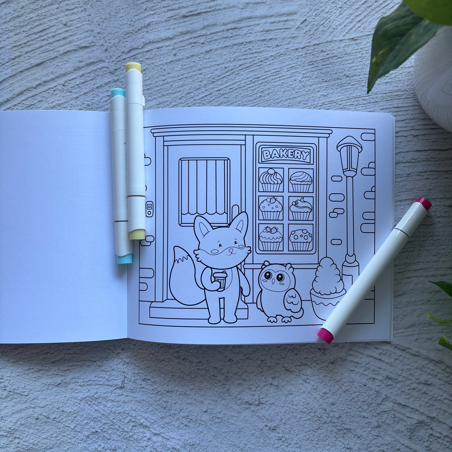 Ash & Echo: The Big Apple Coloring Book
