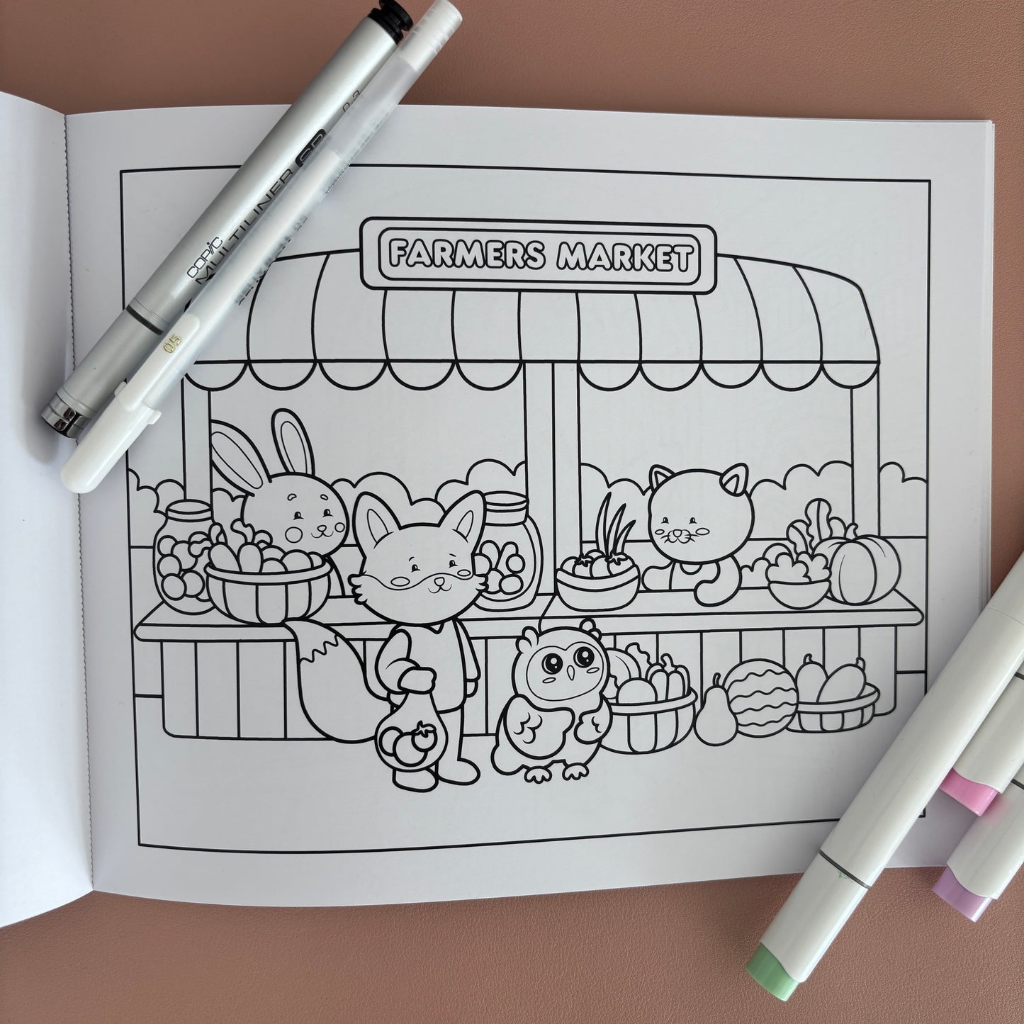 Ash & Echo Bundle: Forest of Wonders and The Big Apple Coloring Books