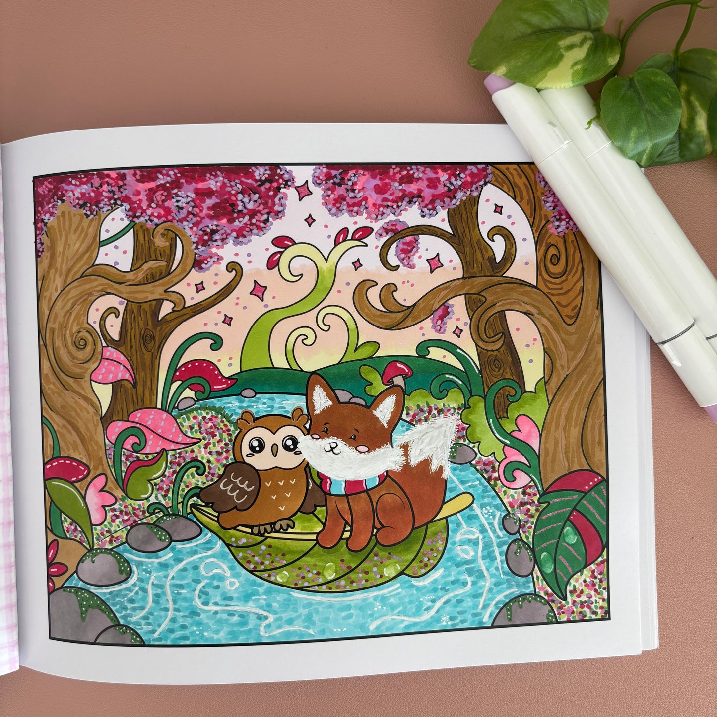 Ash & Echo Bundle: Forest of Wonders and The Big Apple Coloring Books